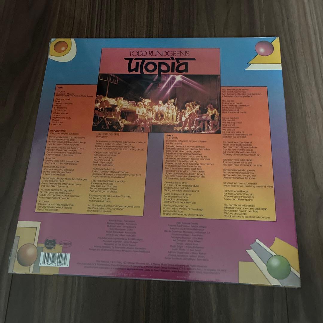 未開封Todd Rundgren's Utopia 50周年盤レコード２枚セット