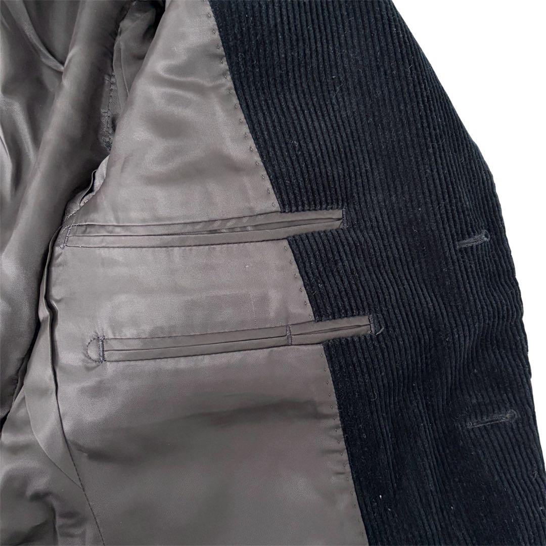 【美品】Caccioppoli コーデュロイジャケット ダークブルー 46