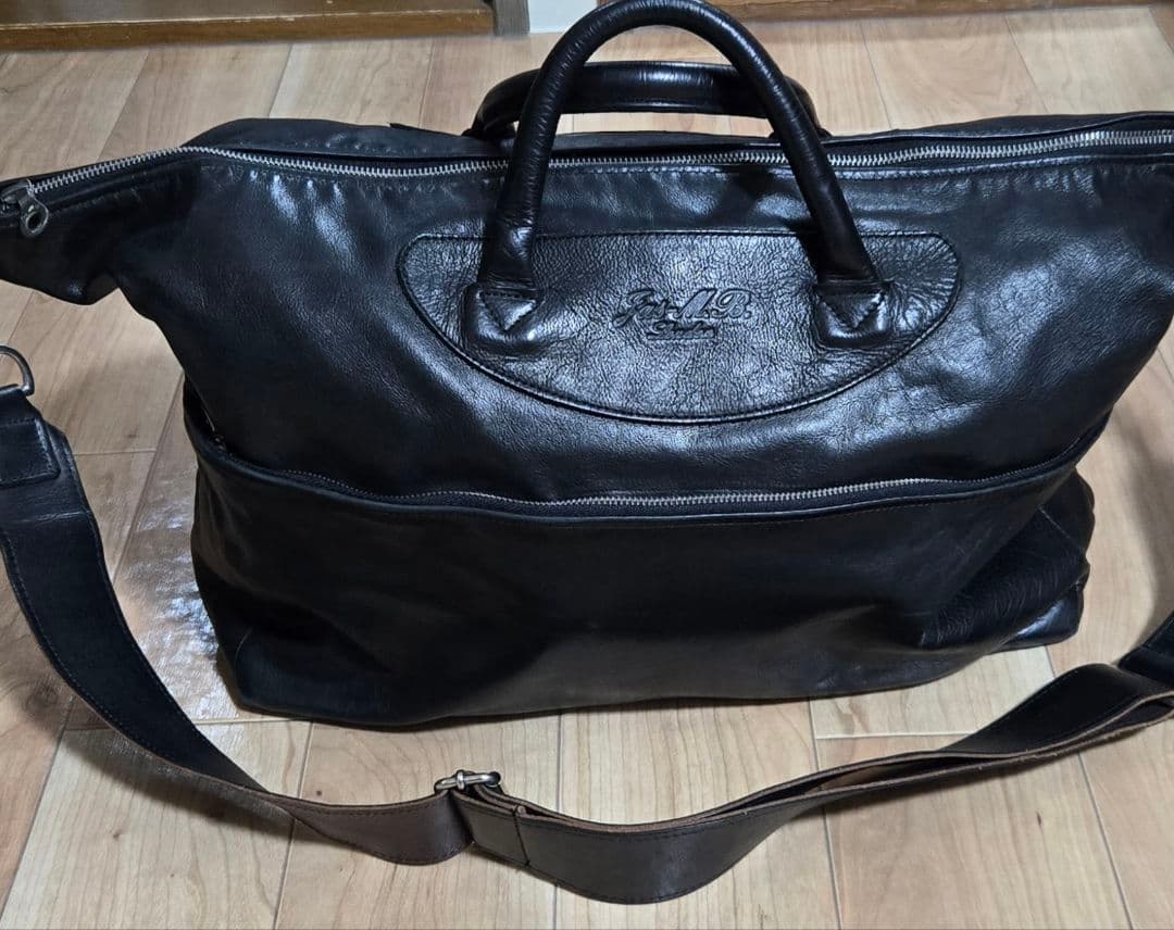 美品✨希少 Jas M.B. ジャスエムビー ボストンバッグ レザー ブラック
