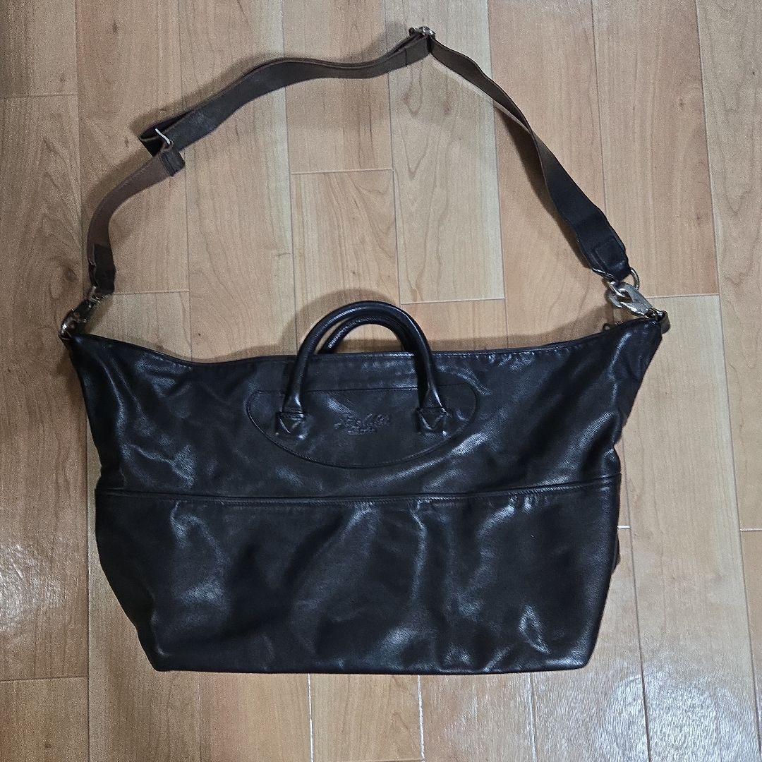 美品✨希少 Jas M.B. ジャスエムビー ボストンバッグ レザー ブラック