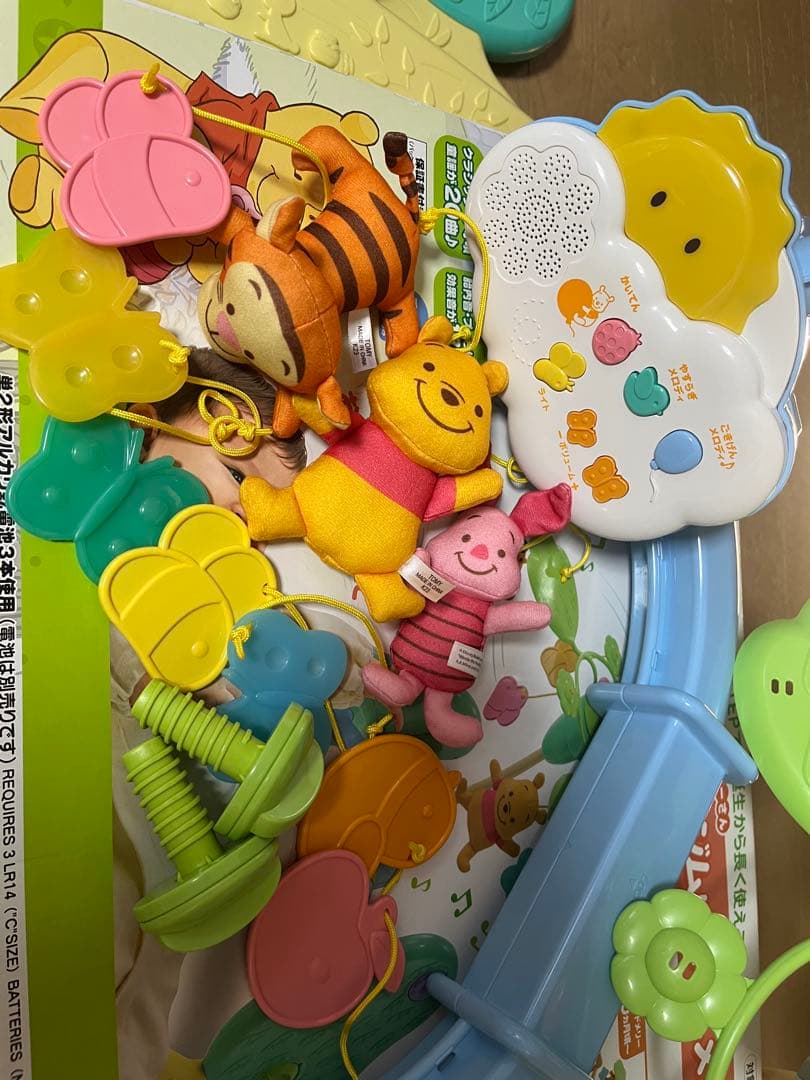 ディズニー ベビージム プーさん おもちゃ付き