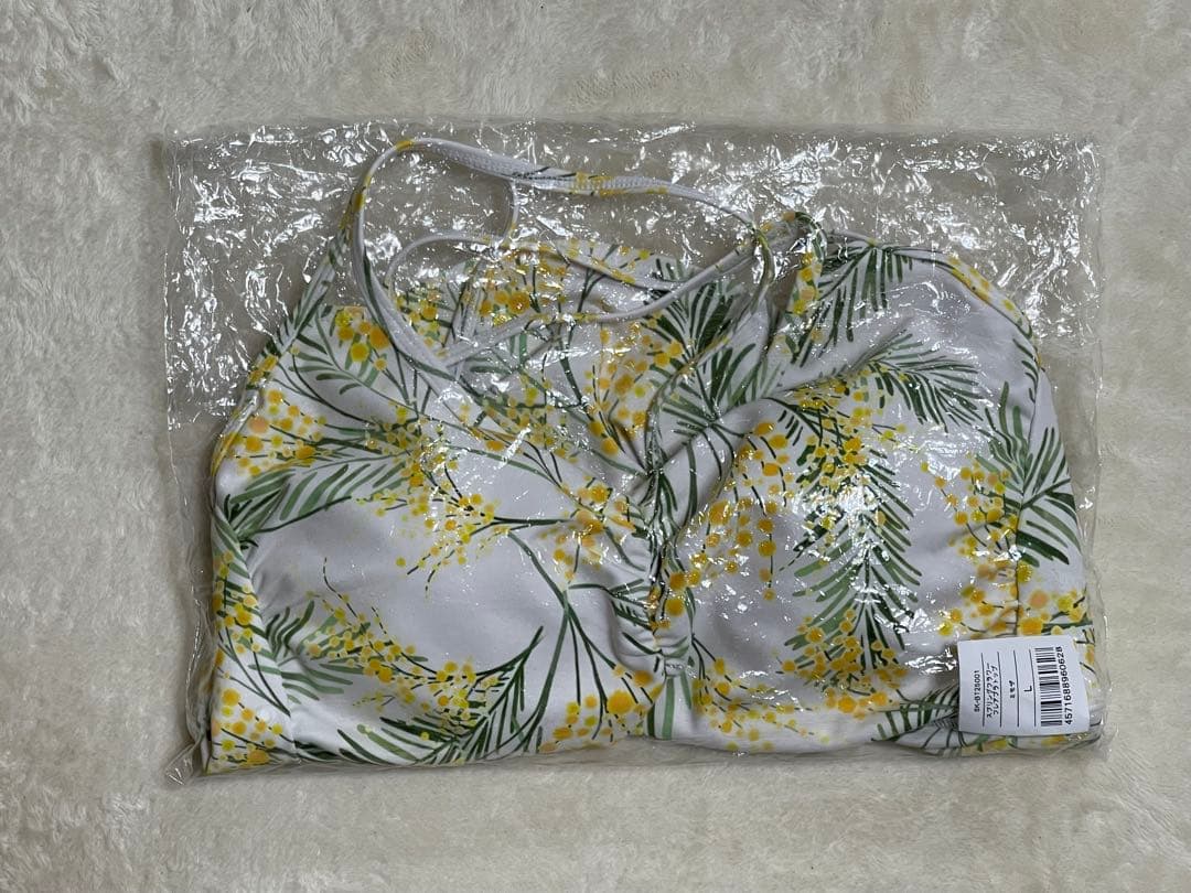 新品未使用　SUKALA スプリングフラワーフレアブラトップ　ミモザ　サイズL