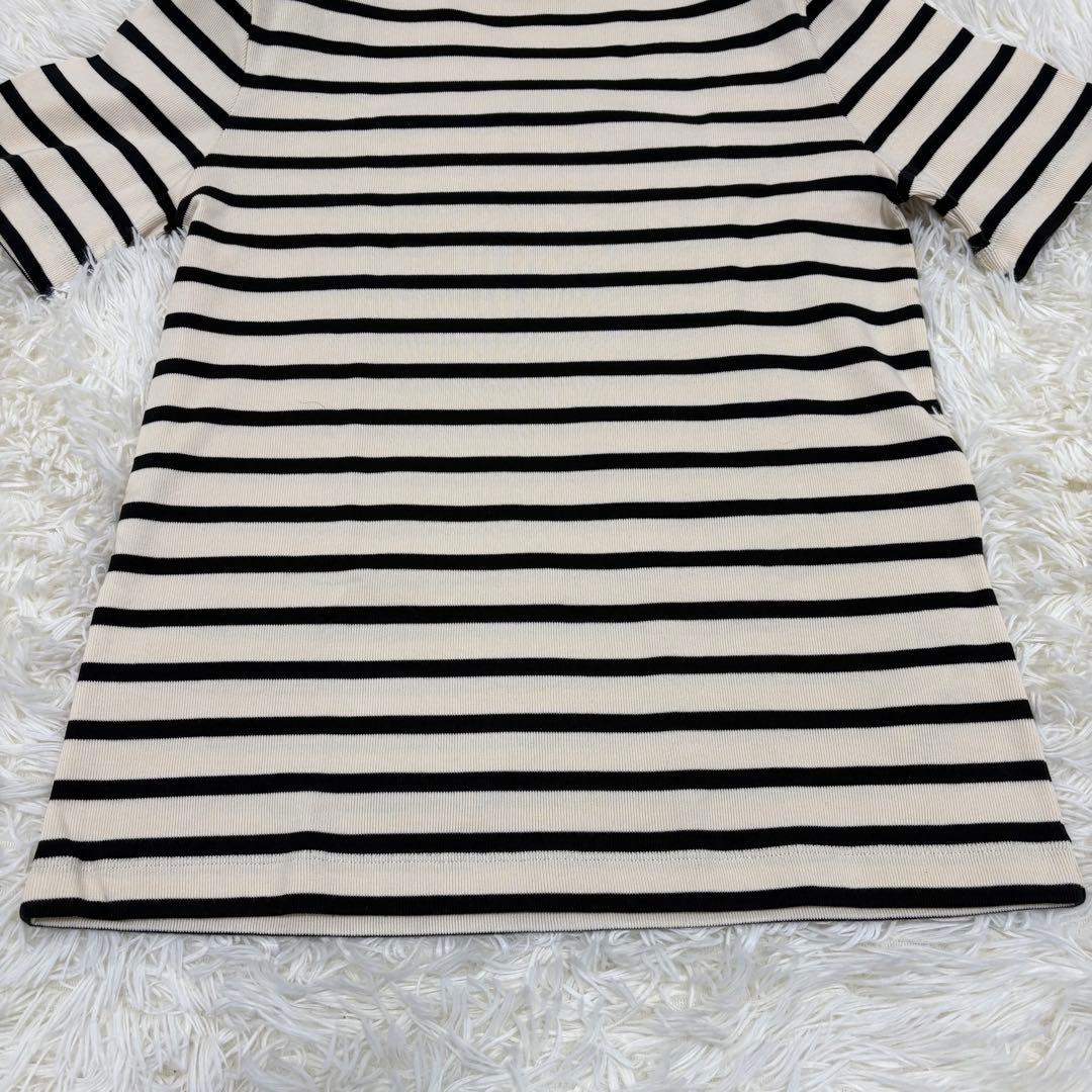 極美品 JIL SANDER+ ボーダー Tシャツ Sサイズ347GC0109