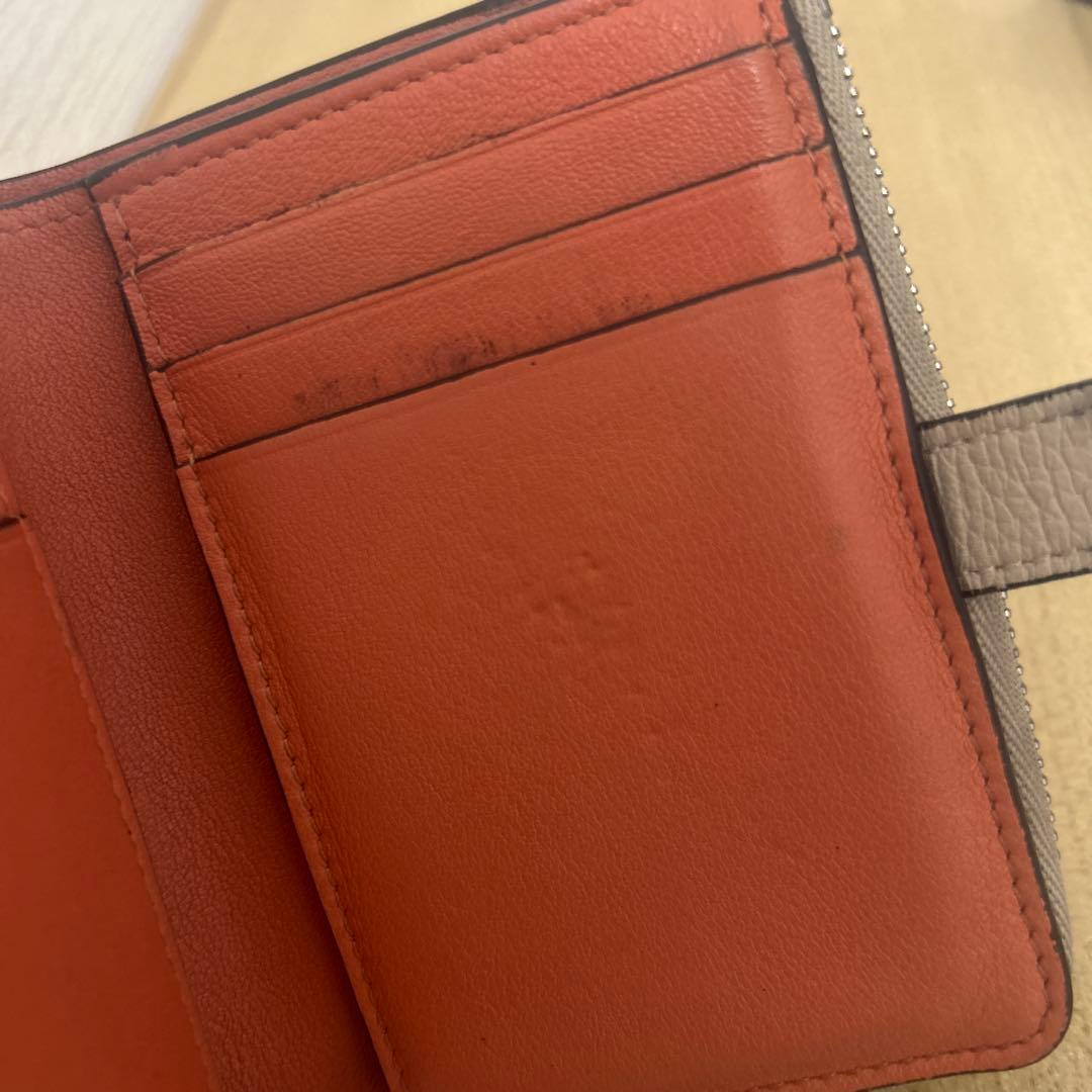 LOEWE スリム ジップ バイフォールド ウォレット　　　二つ折り財布