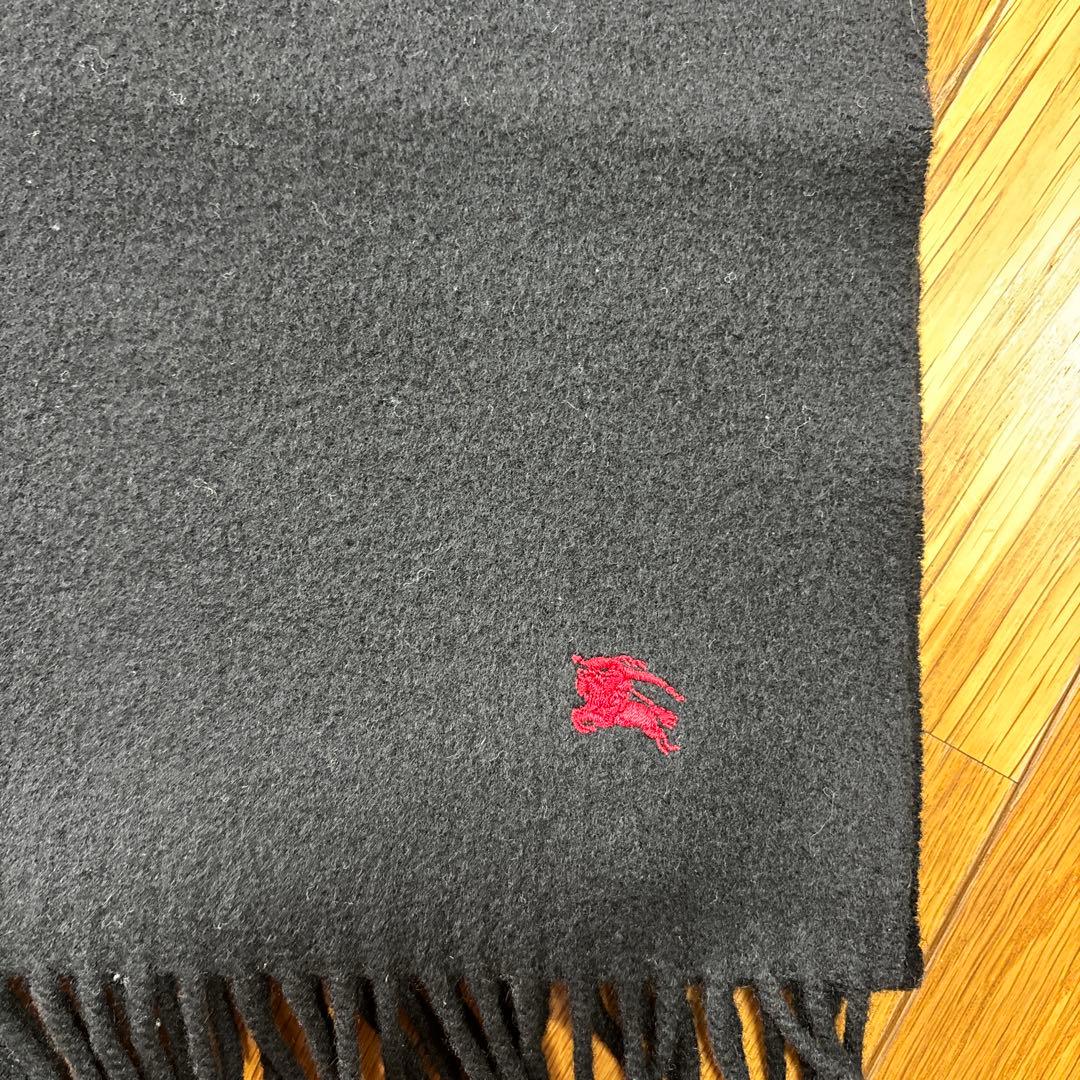 bond　BURBERRY カシミヤ100% マフラー 黒