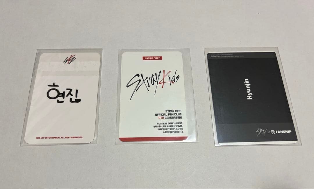 straykids ヒョンジン hyunjin トレカ FC 0期 日本デビュー