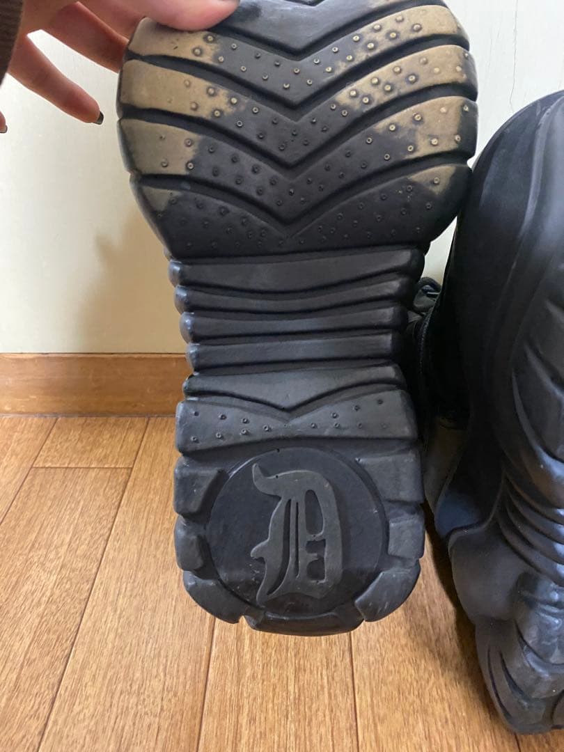 DEMONIA デモニア ハイカットブーツ 厚底 サブカル 地雷 パンクグランジ