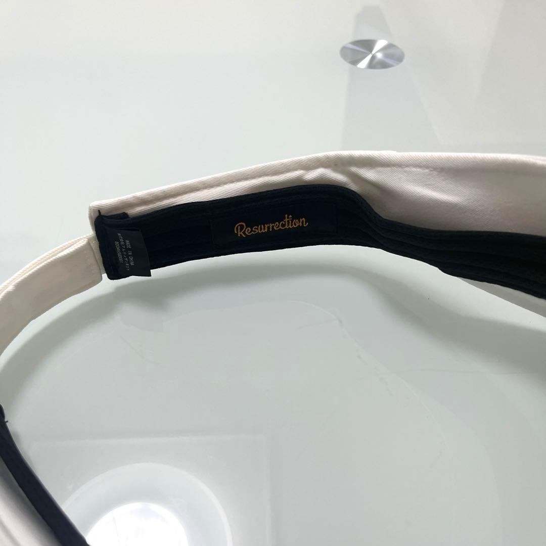 新品　レア品　　レザレクション サンバイザー