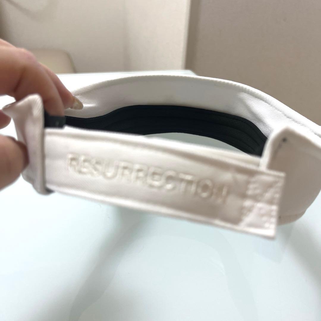新品　レア品　　レザレクション サンバイザー