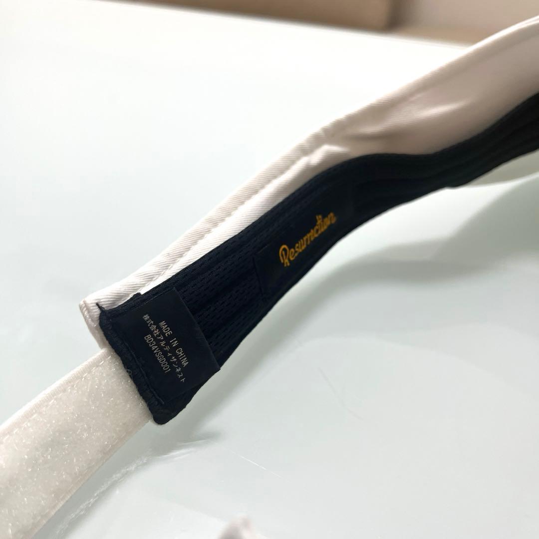 新品　レア品　　レザレクション サンバイザー