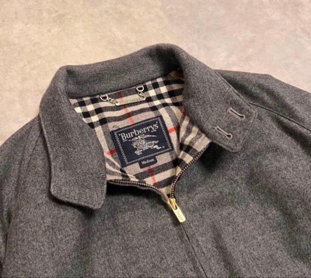 ジャケット・アウター BURBERRYS wool Harrington Jacket
