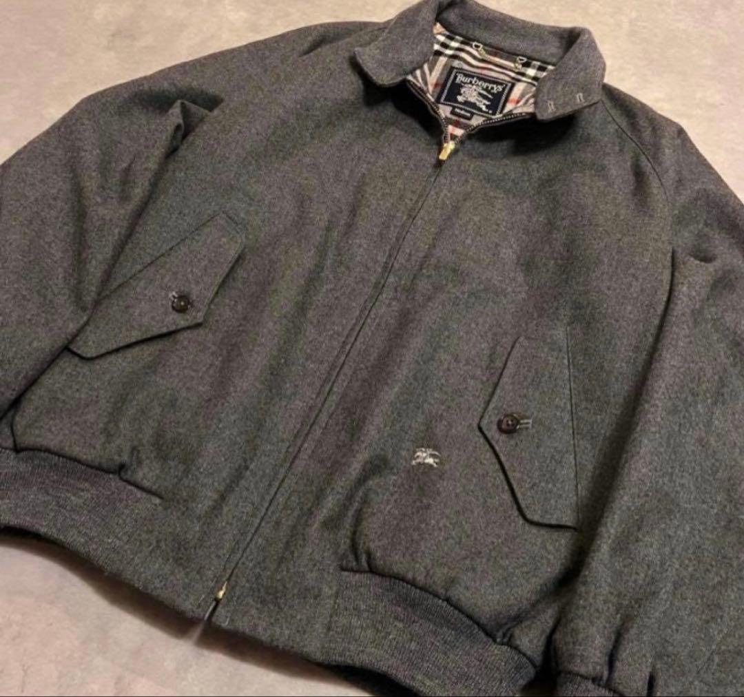 ジャケット・アウター BURBERRYS wool Harrington Jacket