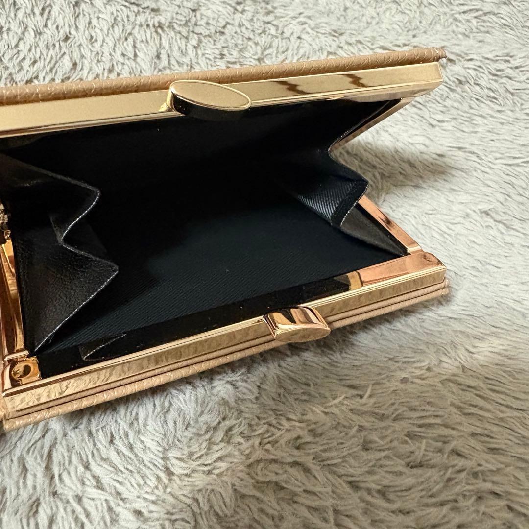 【新品未使用】皇居財布　二つ折　ベージュ