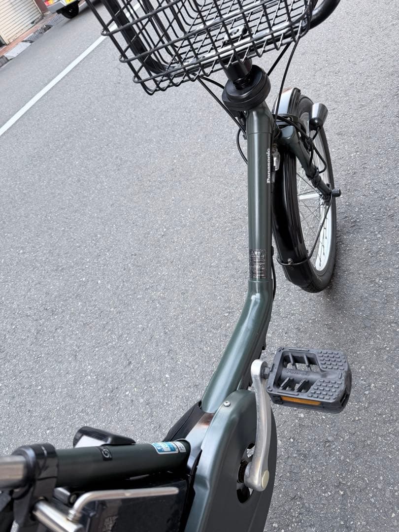 子供乗せ　パナソニック　電動アシスト自転車 チャイルドシート付き