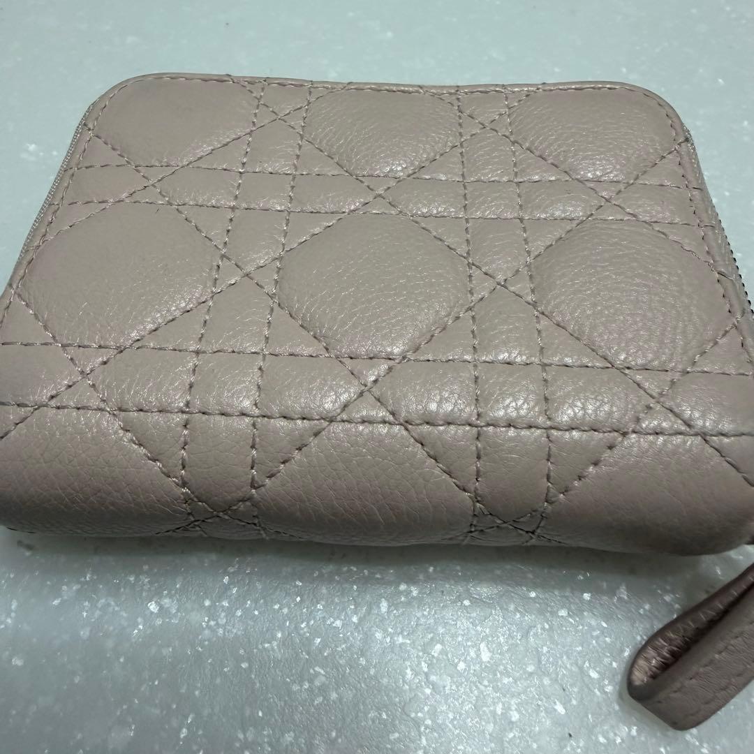 Dior 財布　二つ折り財布　ピンク