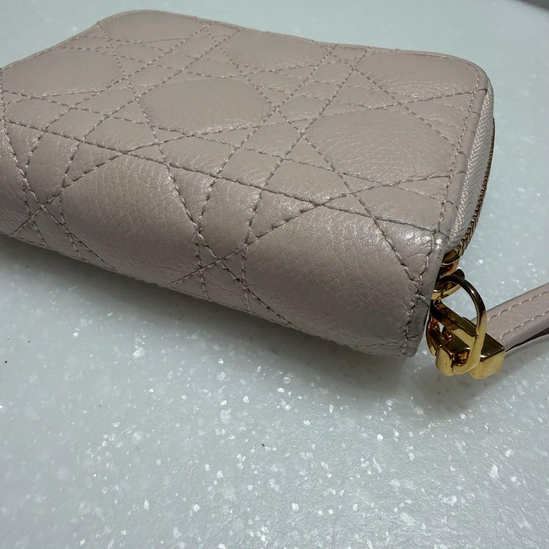 Dior 財布　二つ折り財布　ピンク