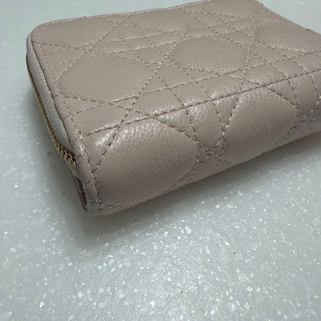 Dior 財布　二つ折り財布　ピンク