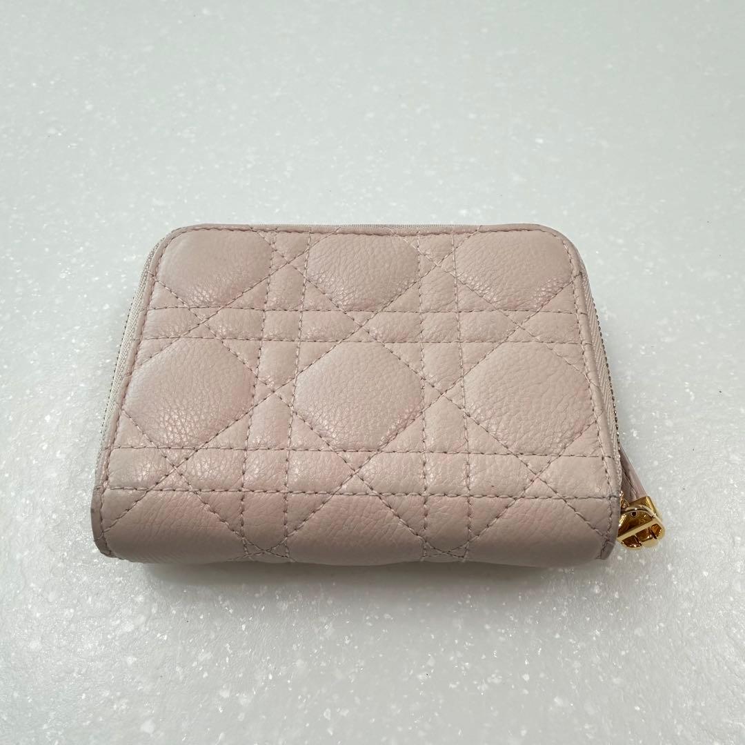 Dior 財布　二つ折り財布　ピンク