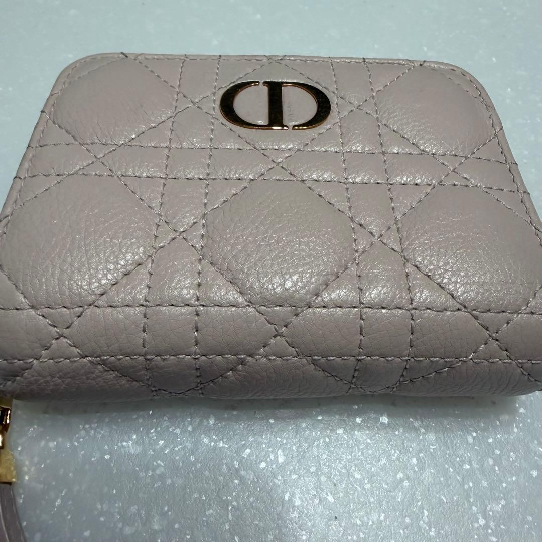 Dior 財布　二つ折り財布　ピンク