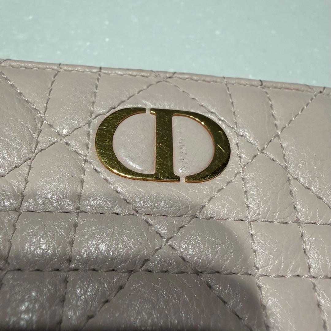 Dior 財布　二つ折り財布　ピンク