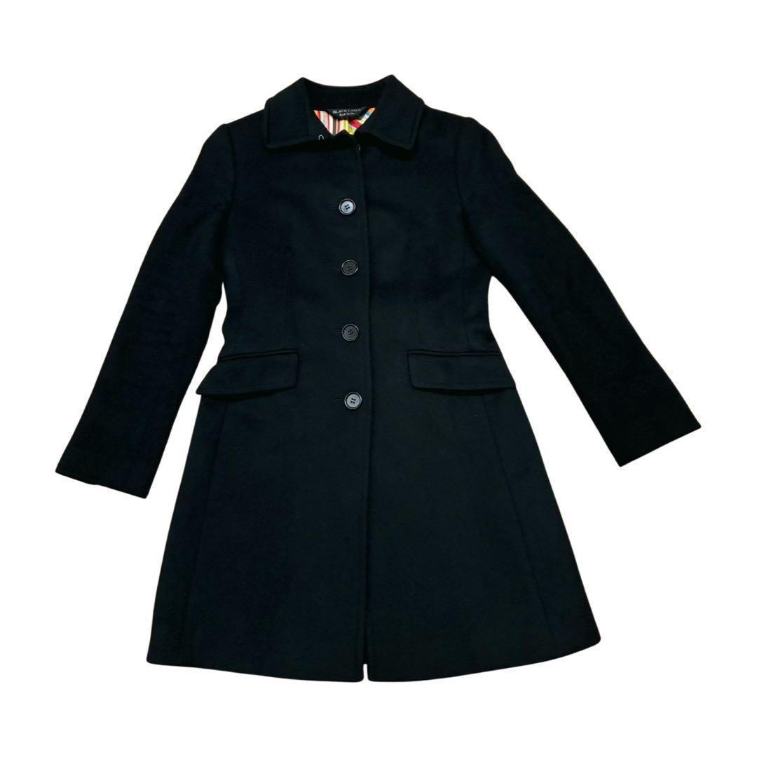 【極美品】Paul Smith BLACK LABEL ロングコート アンゴラ混