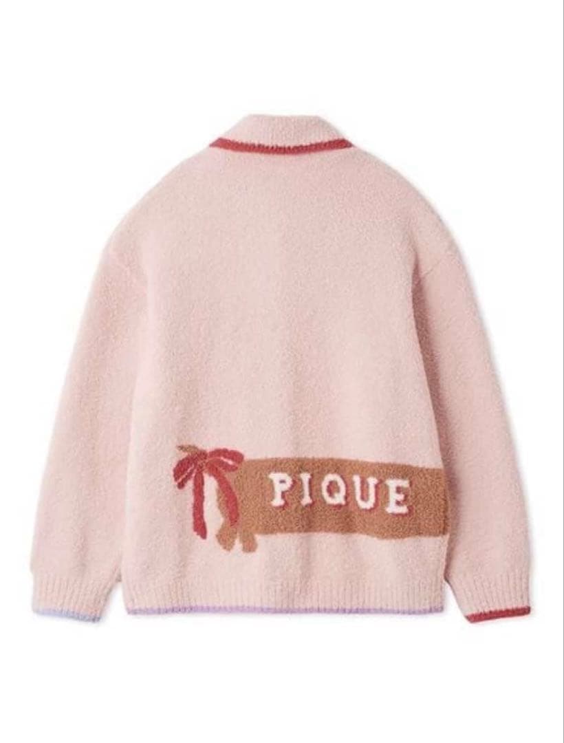 ベビモコダックスフンドジャガードカーディガン gelato pique