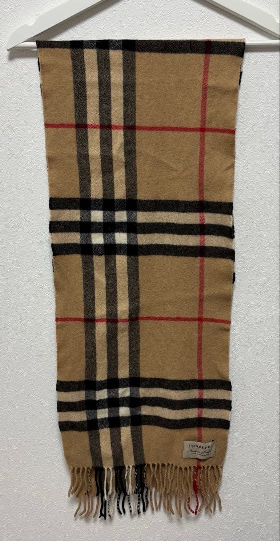 BURBERRY 100% CASHMERE マフラー