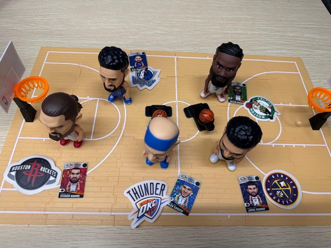 NBA BALLERS シリーズ2 オールコート 5体　カルーソ　ブラウン等