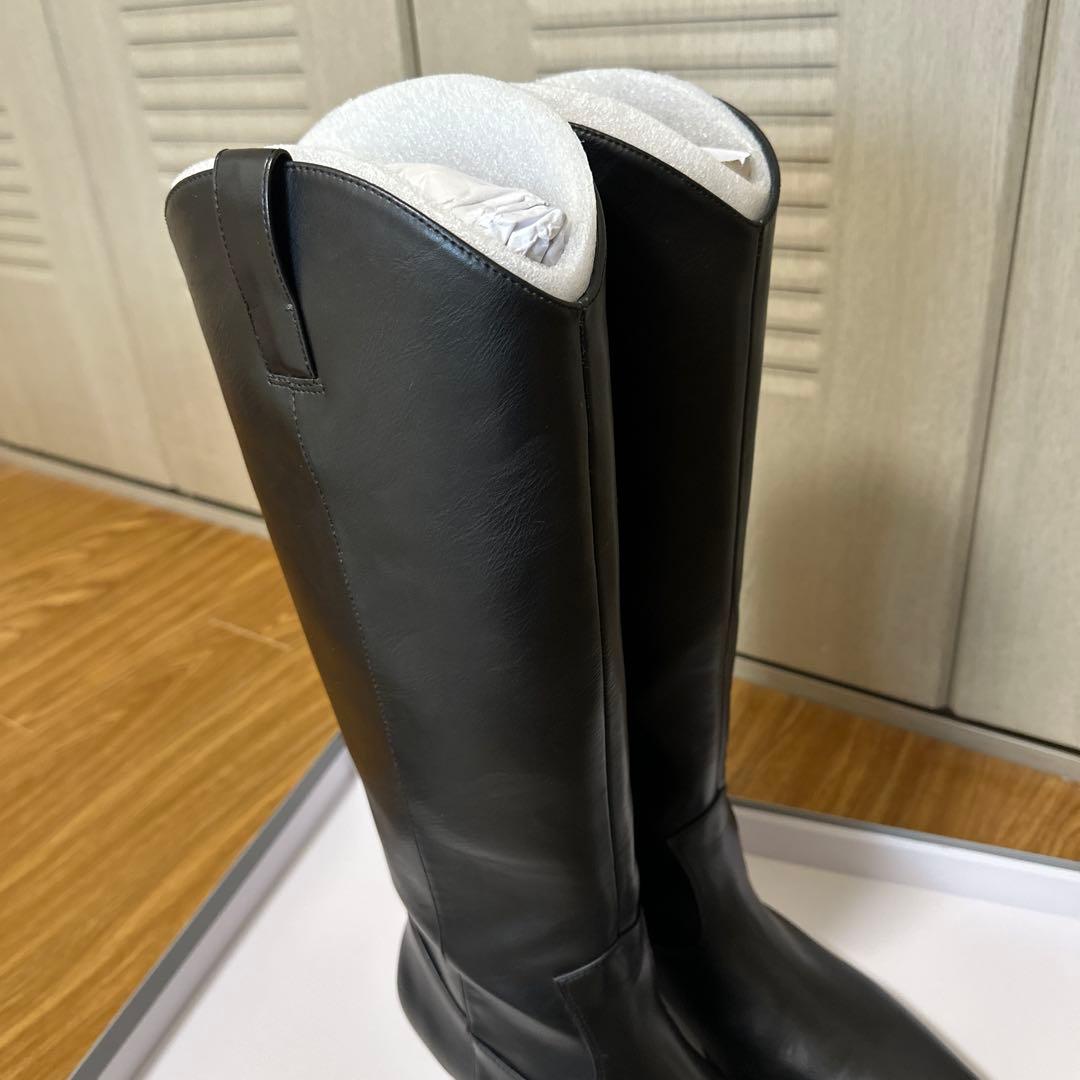 【最終お値下げ】FRAY I.D ウエスタンロングブーツ　ブラック 24.5cm
