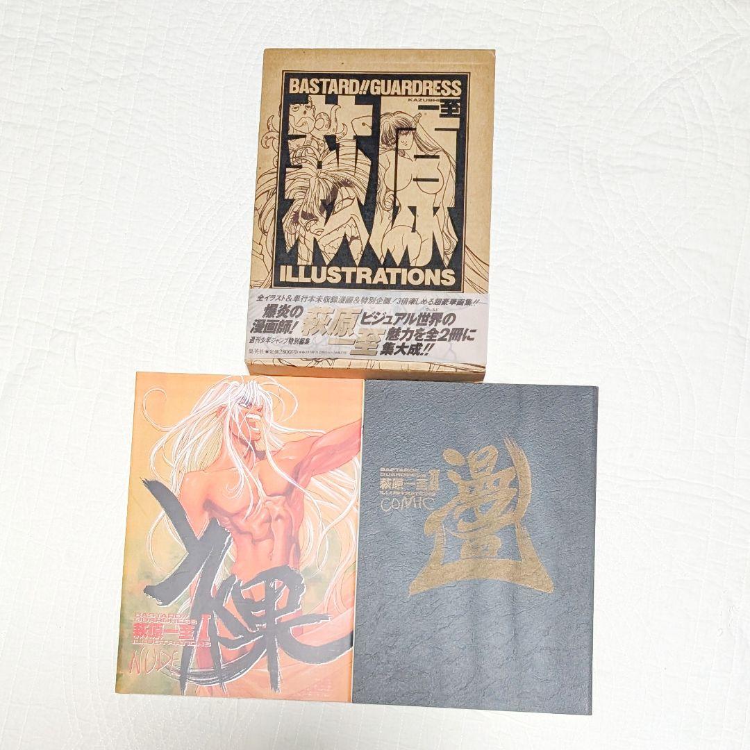 【貴重サイン入り】萩原一至　BASTARD!! 画集　裸　NUDE　1 2 3