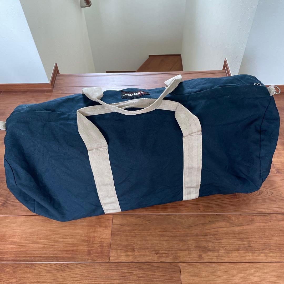 USA製　EASTPAK ヴィンテージ ビックドラムバッグ ネイビー