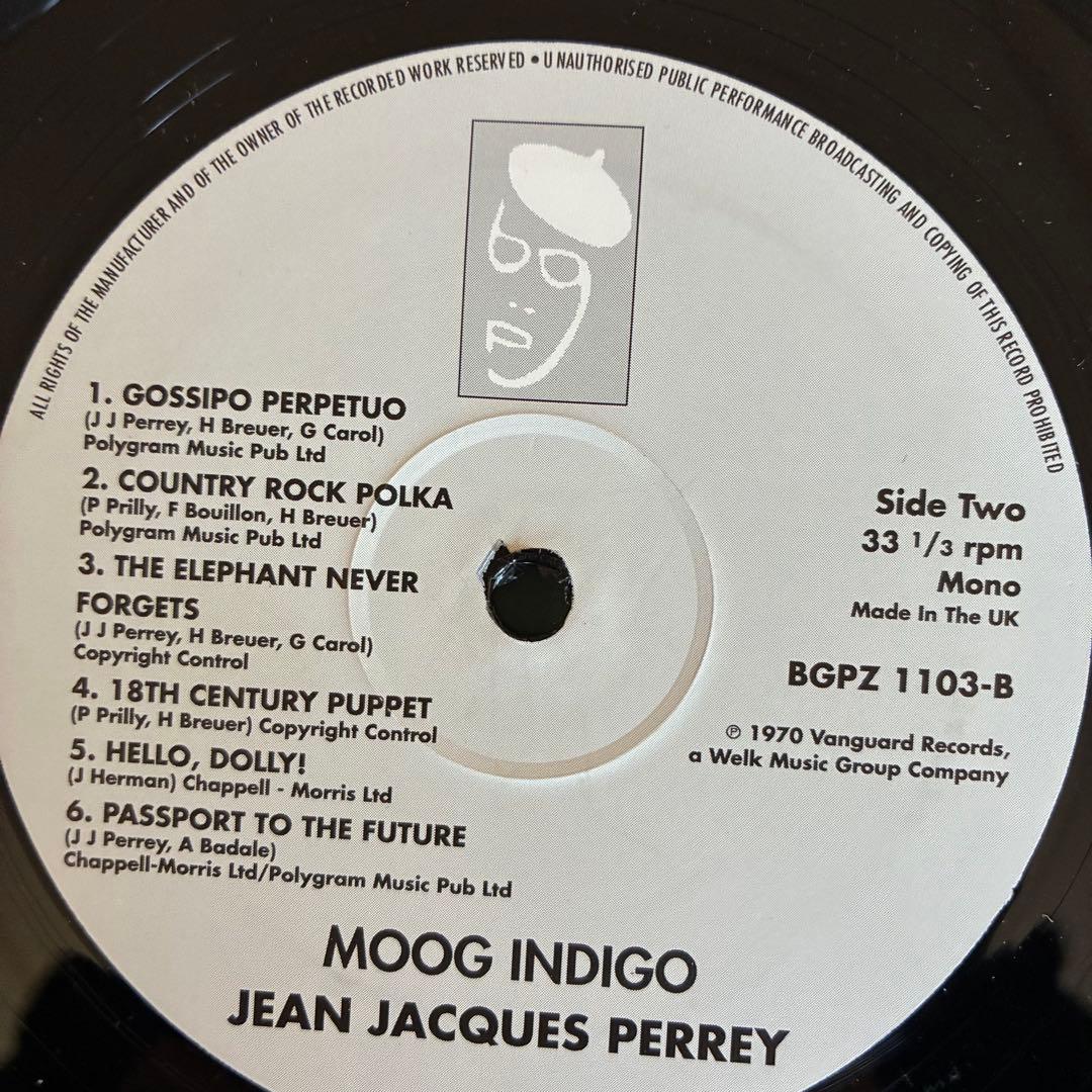 リイシュー盤MOOG INDIGO Jean Jacques Perrey