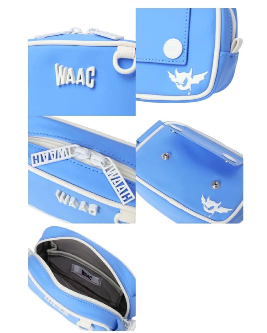 WAAC ボディバッグ 青