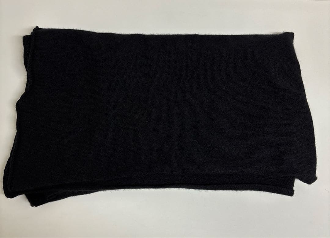 FALCONERI ファルコネーリ カシミア 大判ストール 黒　専用袋付き