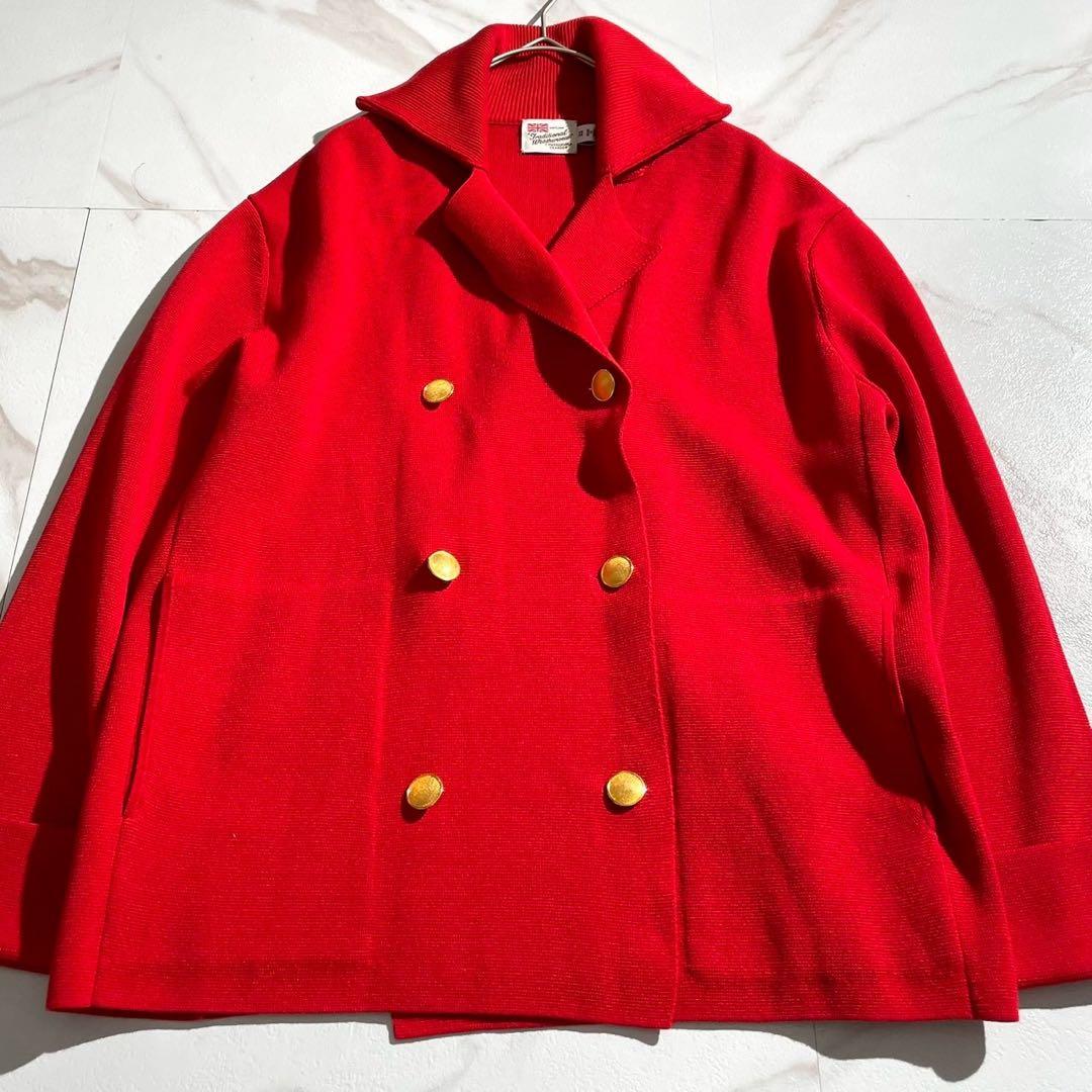 【極美品】トラディショナルウェザーウェア PEA JACKET ニット 金ボタン