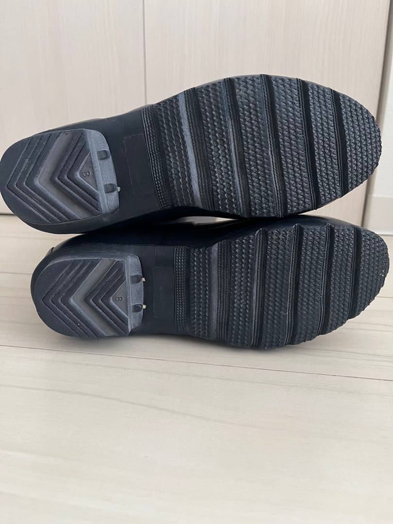 美品 HUNTERレインブーツ UK5 ネイビー