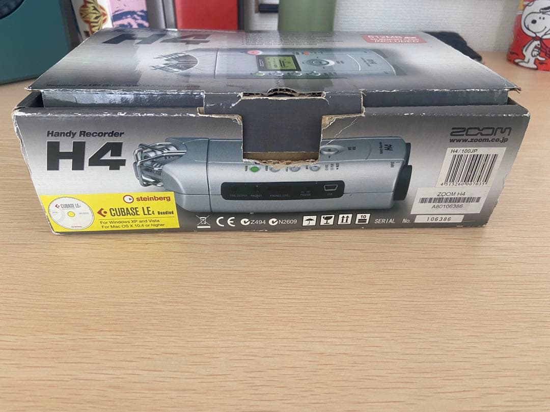 zoom H4 ハンディレコーダー 2G x2 512MB SDカードおまけつき