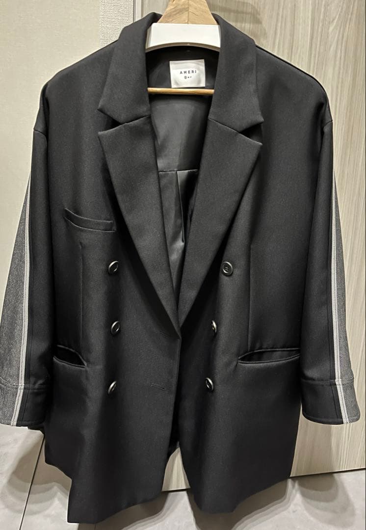 ジャケット・アウター AMERI BACK DENIM DETAIL BLAZER