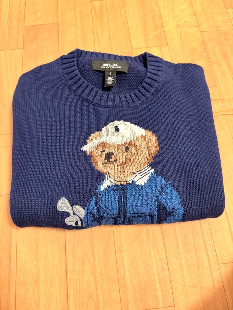 週末限定ポロ　ベアー刺繍 Polo ラルフローレン　ニットセーター