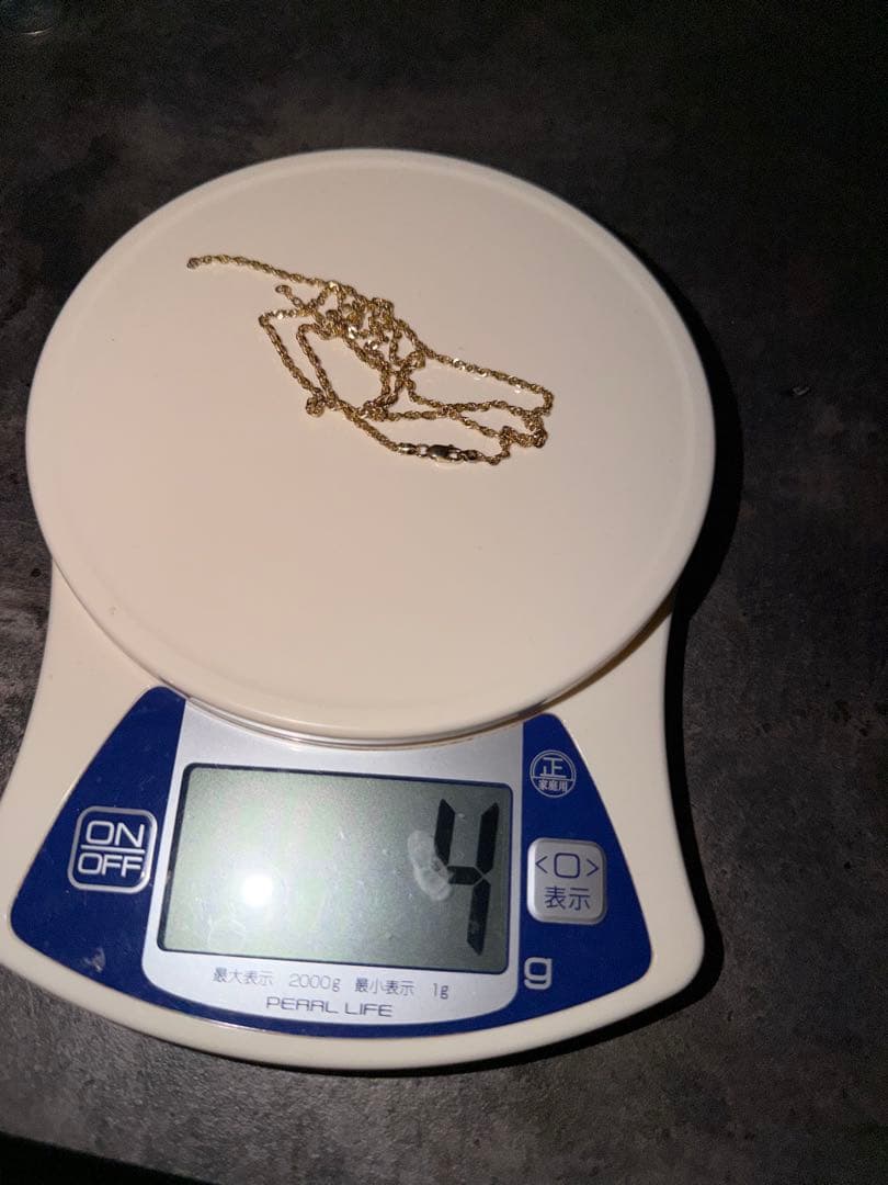 AVALANCHE 10Kイエローゴールドロープネックレス幅2.2mm 50cm