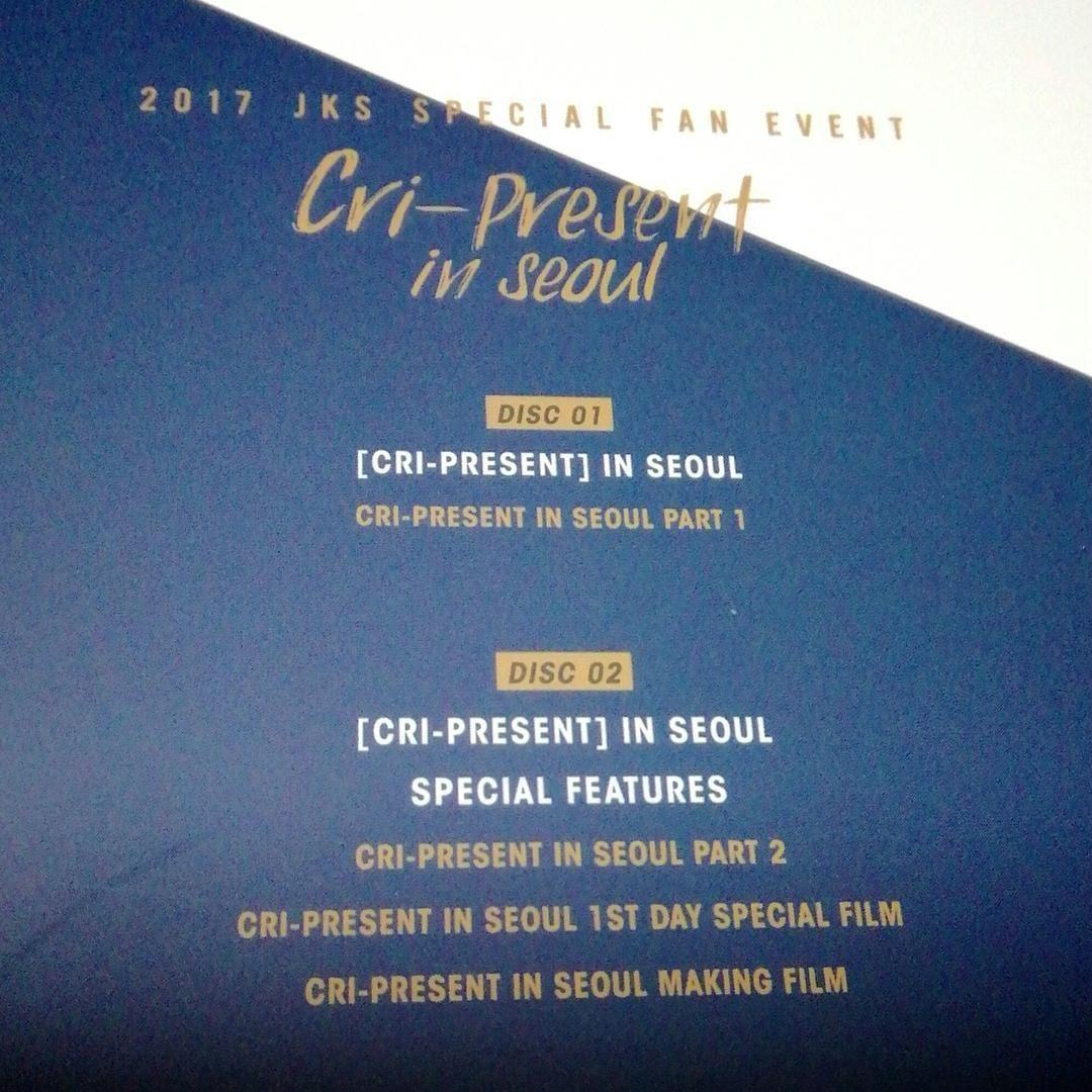 Z52❣️チャングンソク　Cri-Present in seoul   DVD