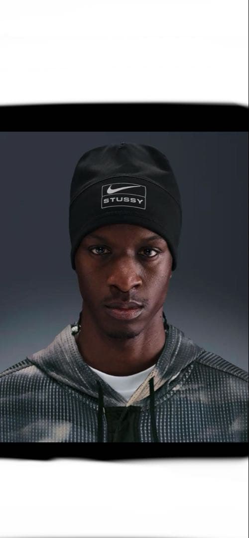 Nike Stussy コラボ ビーニー ブラック