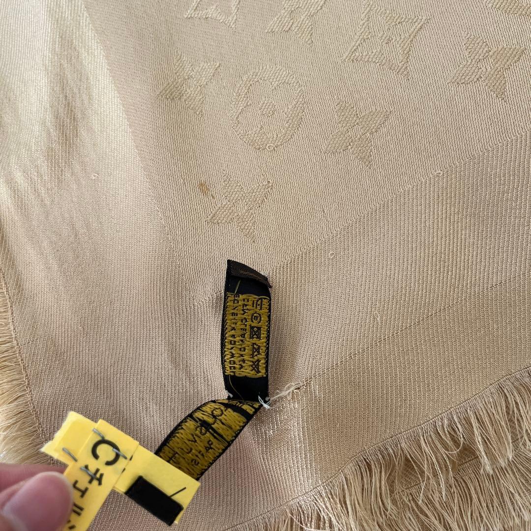Louis Vuitton 大判ストール　シャンパンゴールド