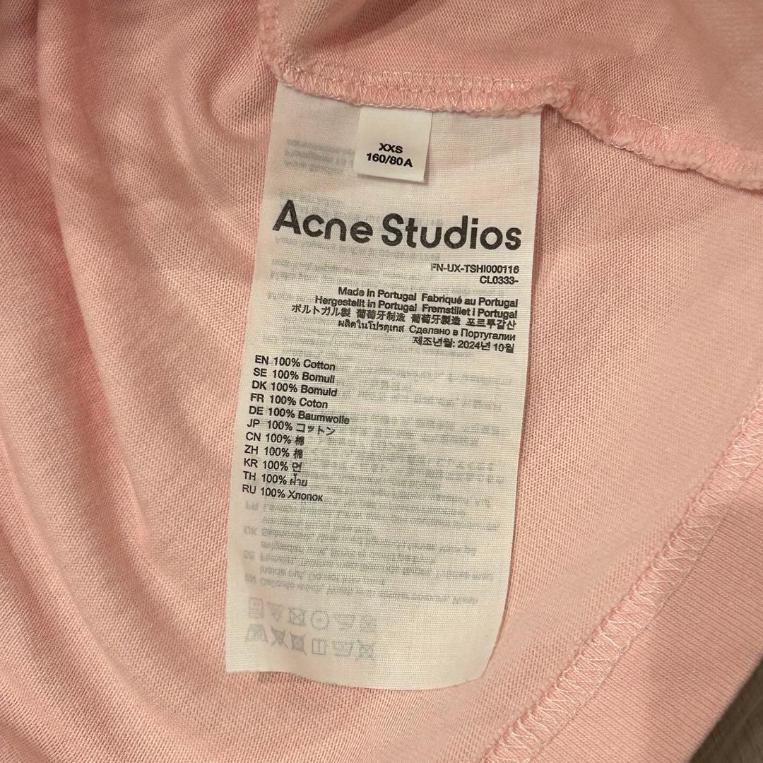 トップス Acne Studious light pink Tshirt