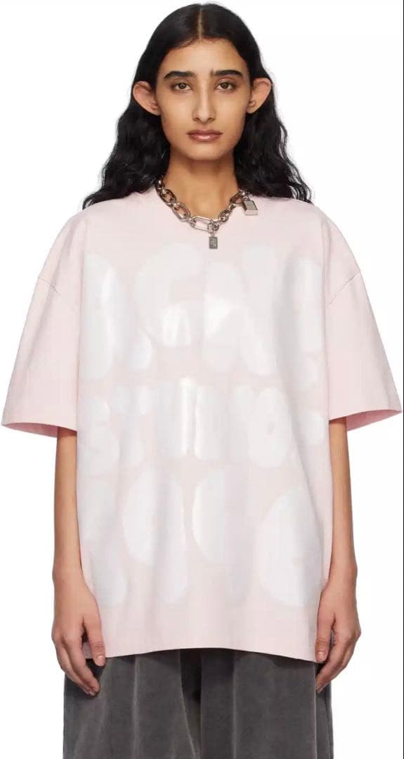 トップス Acne Studious light pink Tshirt