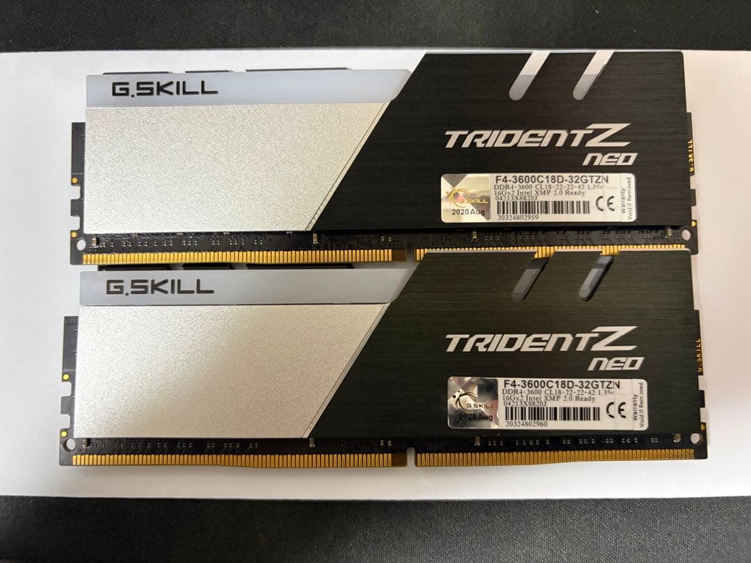 MSI B550 + Ryzen 7 5700X + DDR4 16GBx2枚