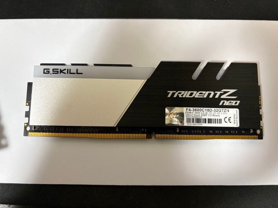 MSI B550 + Ryzen 7 5700X + DDR4 16GBx2枚