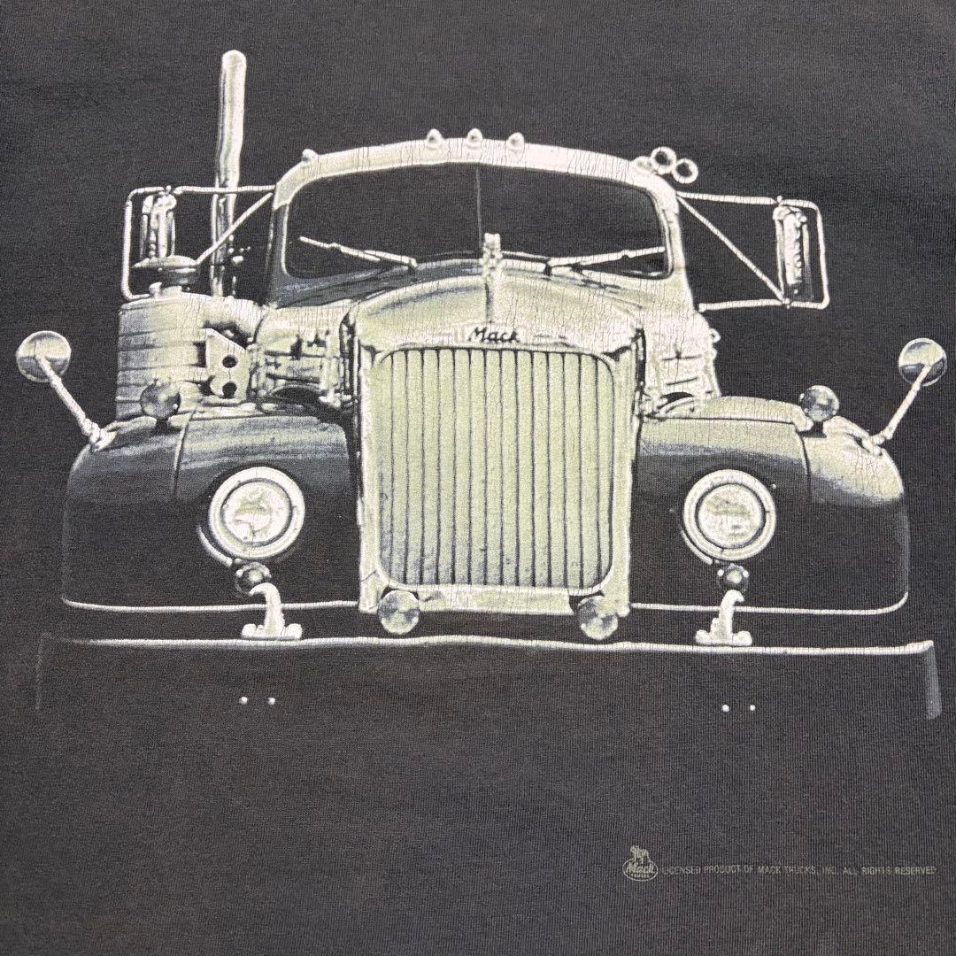 Mack Trucks Tシャツ ブラック XL 90s FOTL