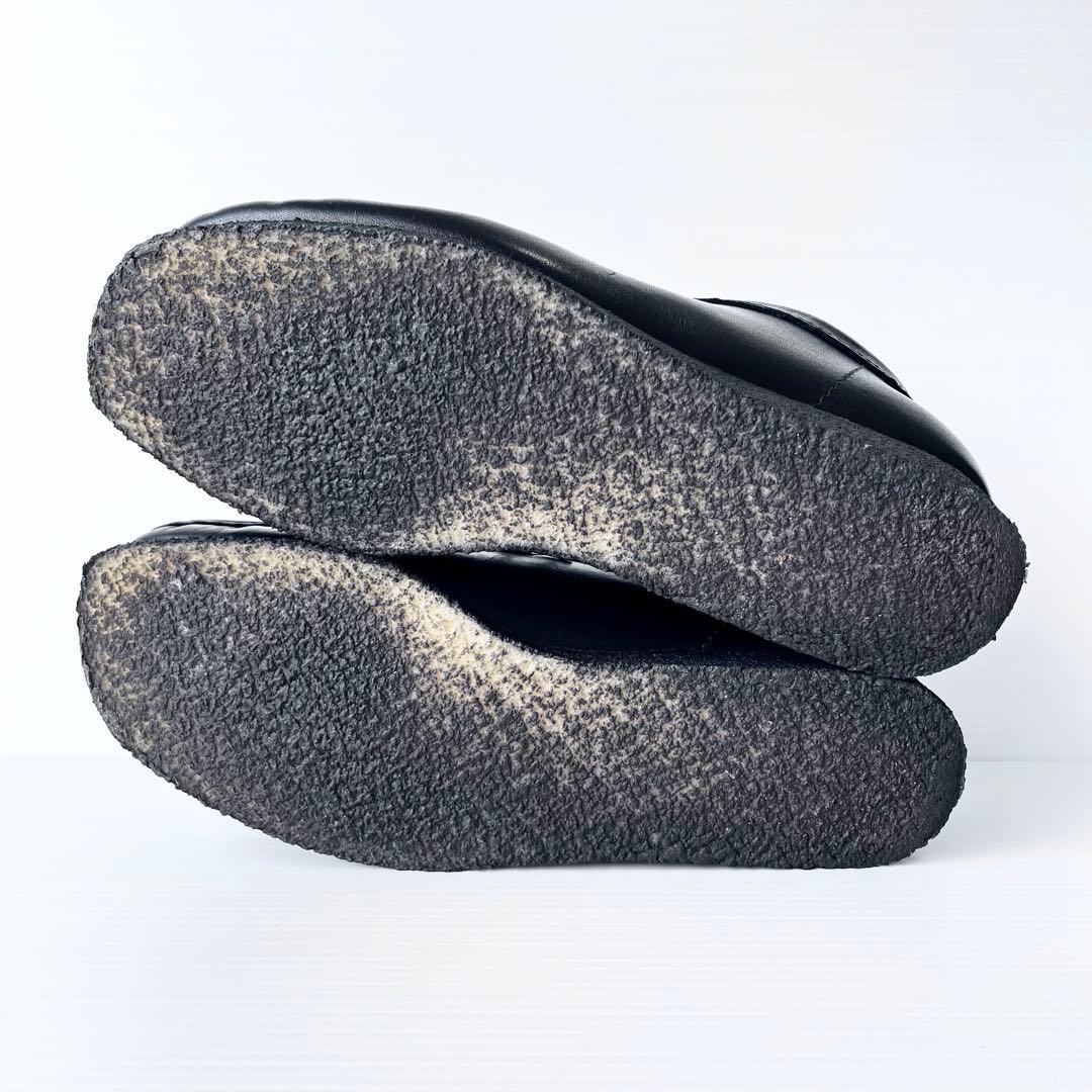 美品✨ クラークス ワラビー レザー モカシン 26.5cm 黒