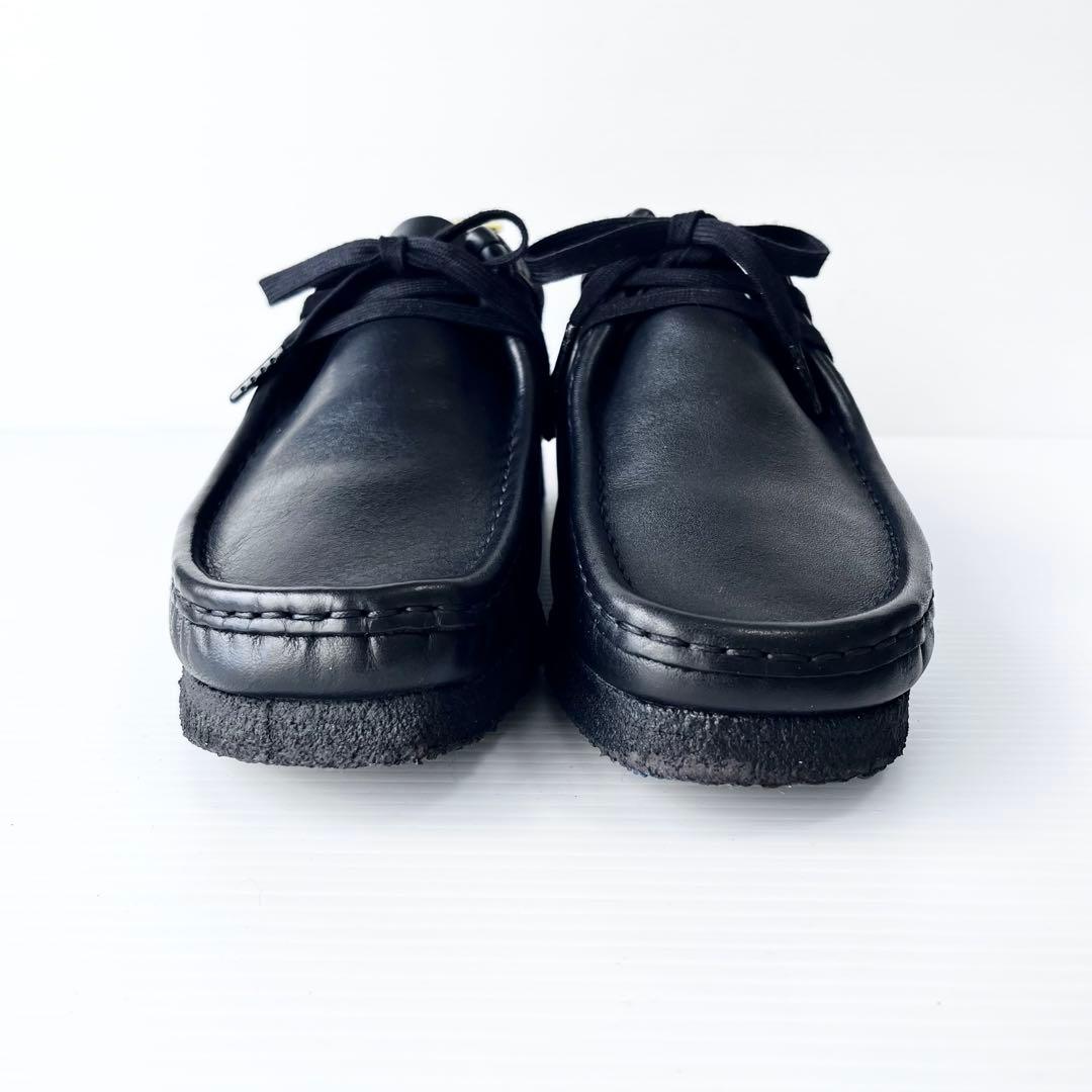 美品✨ クラークス ワラビー レザー モカシン 26.5cm 黒